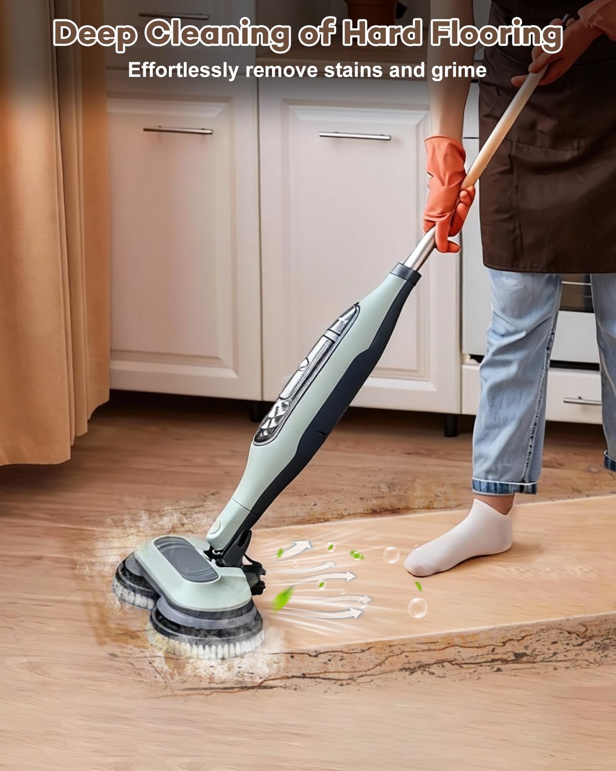 Chuancheng Confezione da 2 testine di ricambio per mocio S8201 per scopa a vapore Shark S8201 S8001 S7000 S7001 S7201 S7020 spazzola professionale per pulizia e lucidatura per pavimenti duri