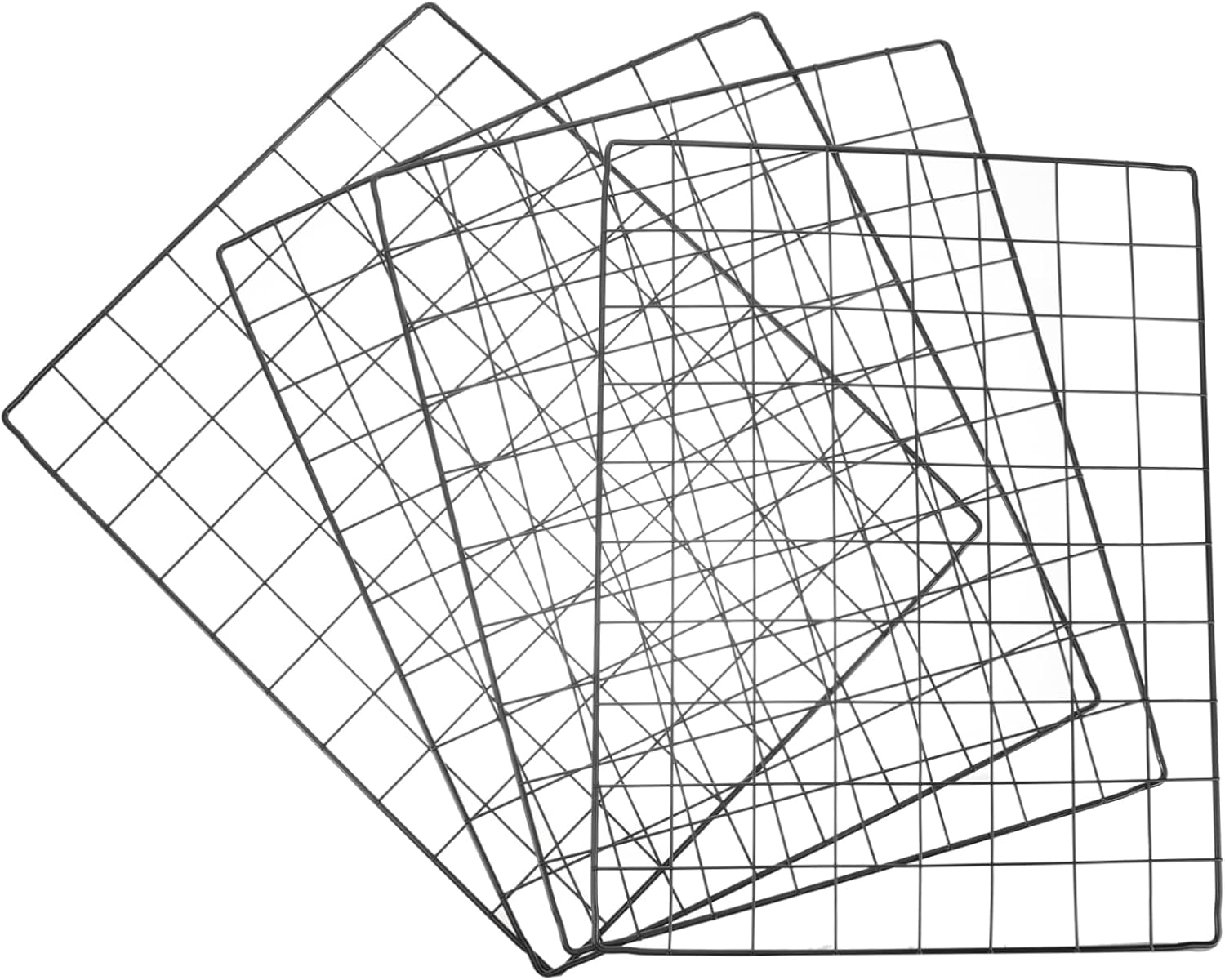 4Pcs DIY Pet Fence Sheets Expandable Iron Mesh Panels for Dogs Durable Dog Playpen Fencing Sturdy and Lightweight Dog Cage Accessories Indoor Outdoor Use