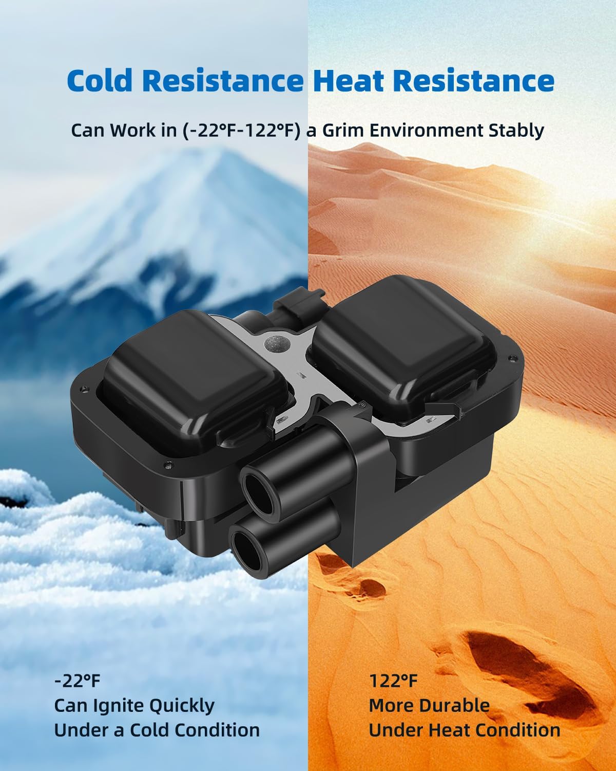 ECCPP ignition coils Pack of 6 UF359,coils packs,for Mercedes-Benz 2005 2006 2007 2008 2009 AMG,G500 G55 AMG,ML500 ML55 AMG,R500,S430 S500 & More,Replace,UF359