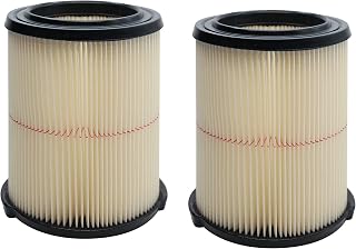 Replacement Filter for Craftsman CMXZVBE38754 9-38754 Red Stripe General Purpose Wet Dry Vac Filter for 5/6/8/12/16/32 Gallon shop vacuums 2Pack