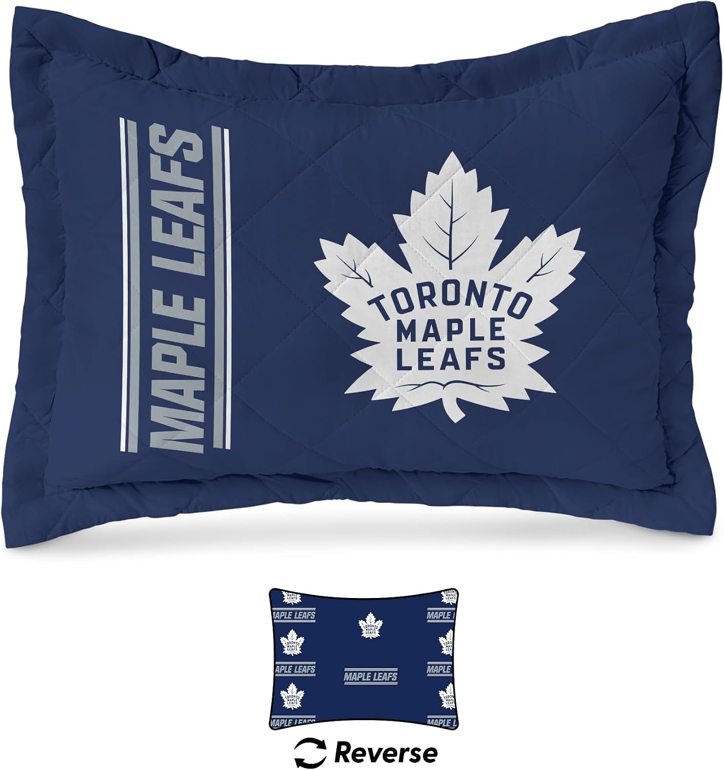 Northwest NHL Quilted Throw Blanket with Sham, Soft Cozy Bedding, All Seasons, 60 x 80 inches