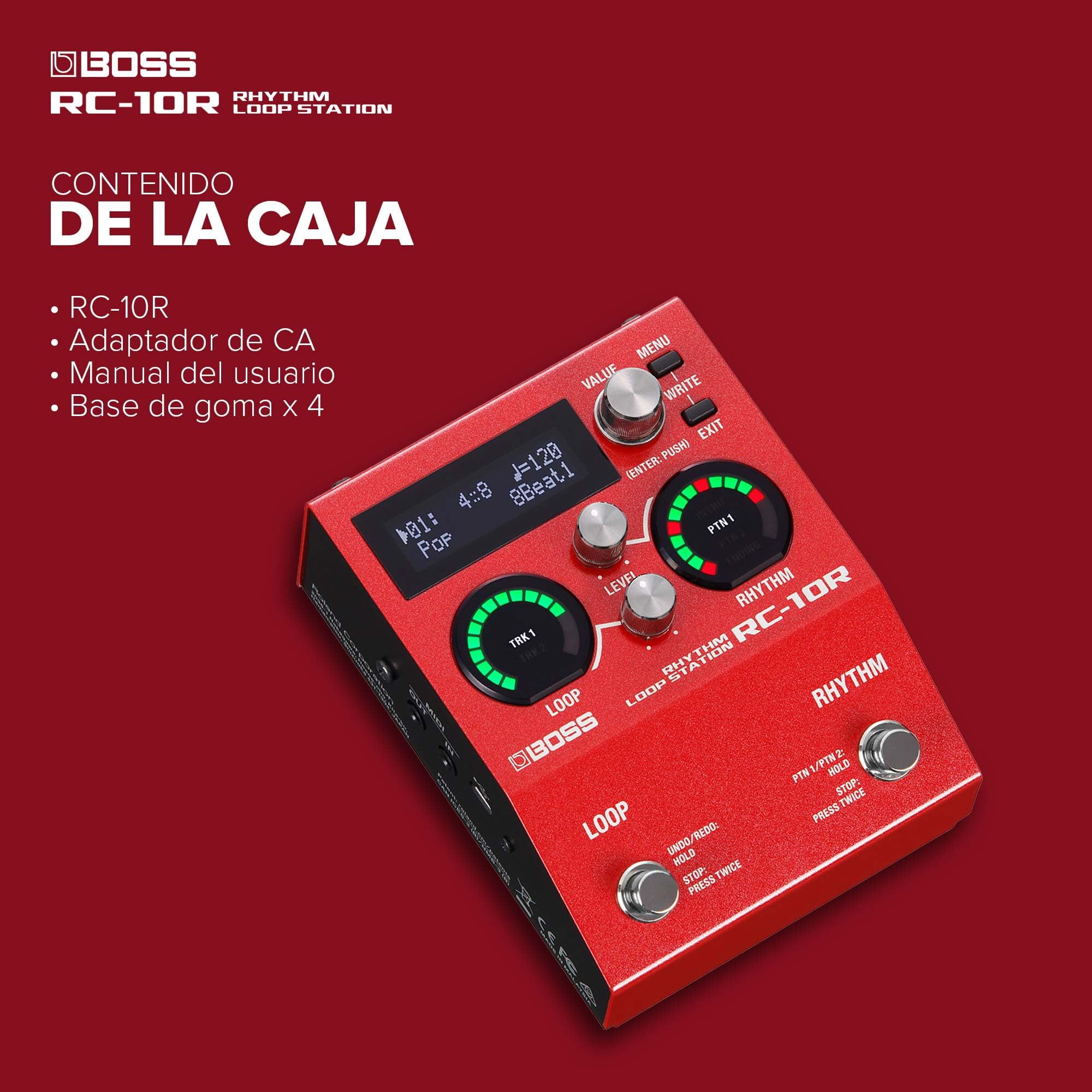 BOSS RC-10R Rhythm Loop Station - Song-Gebaseerde Looping