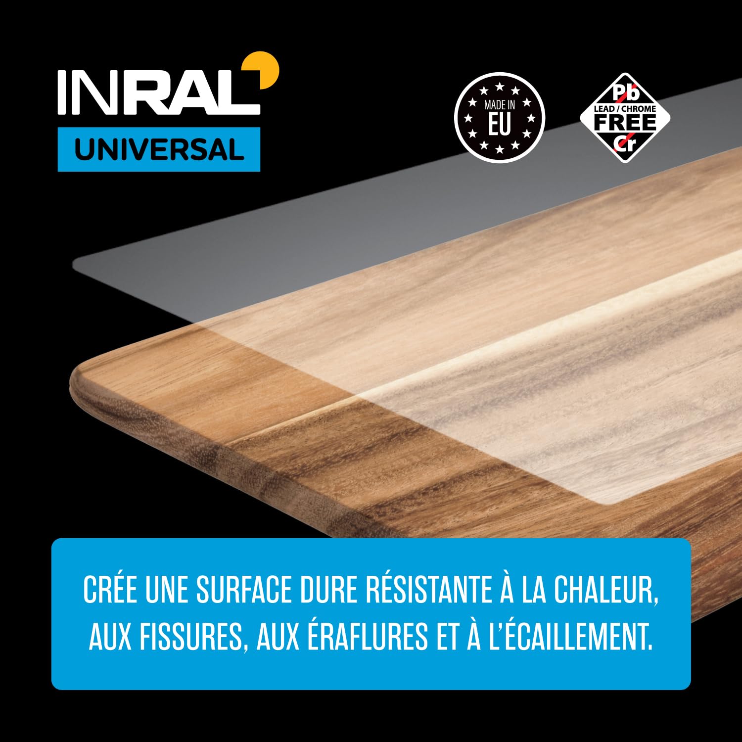 Vernis acrylique en spray transparent satiné résistant à l'eau chaleur rayures UV