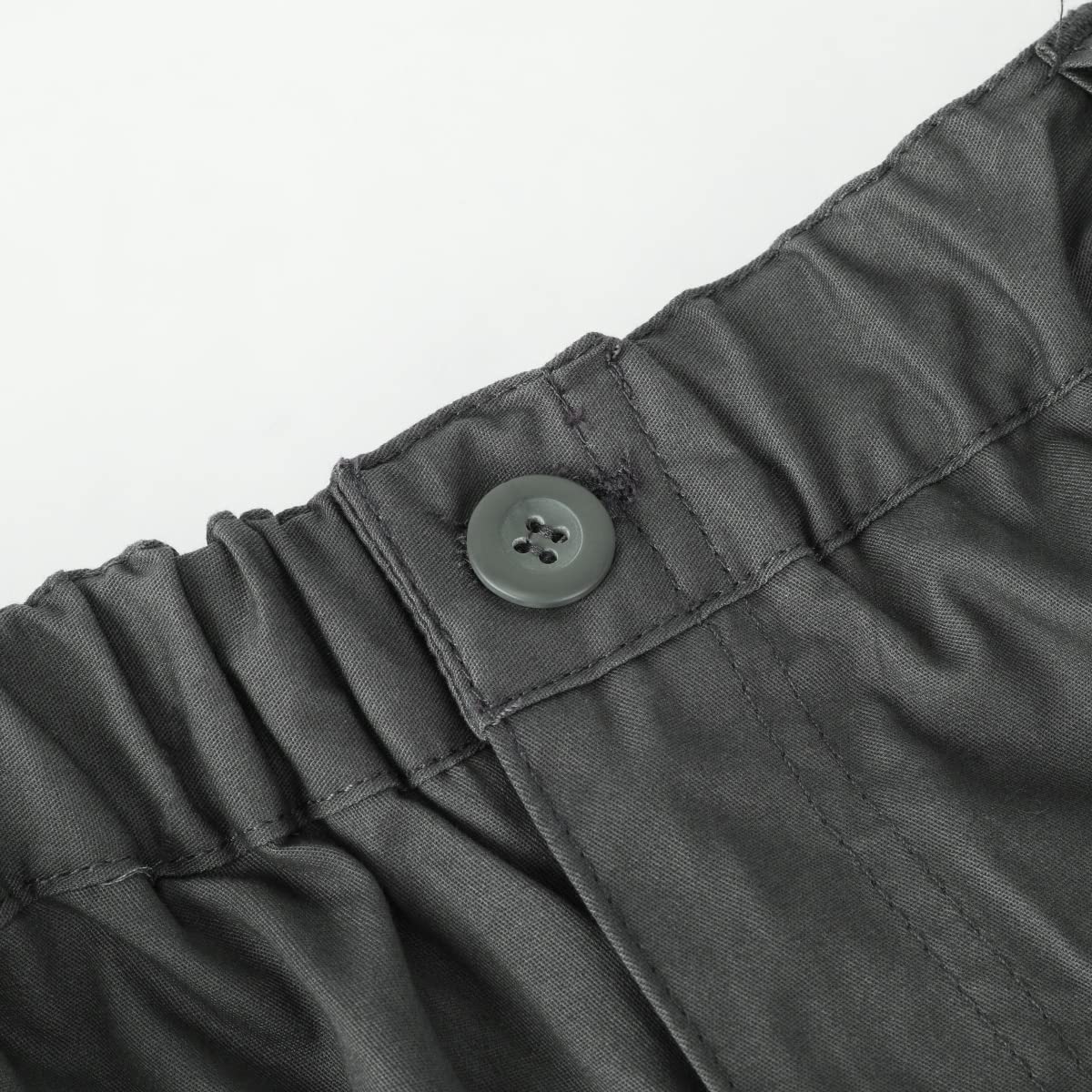 Allthemen Pantaloni Cargo Estivi 3/4 da Uomo Pants da Lavoro Casual in Cotone con Multitasche Pantaloncini per Il Tempo Libero Sport