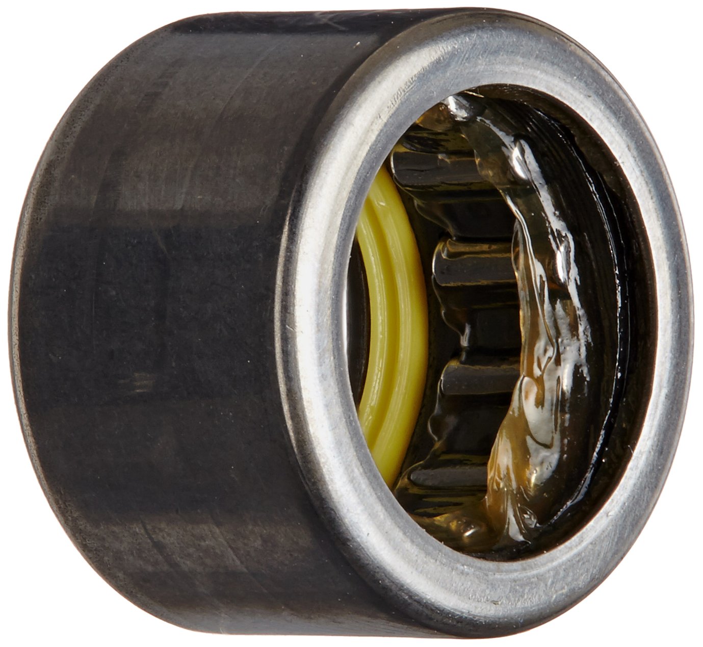 INA SCE66P Needle Roller Bearing, Steel Cage, Open End, Single Seal, Inch, 3/8" ID, 9/16" OD, 3/8" Width, 20000rpm Maximum Rotational Speed