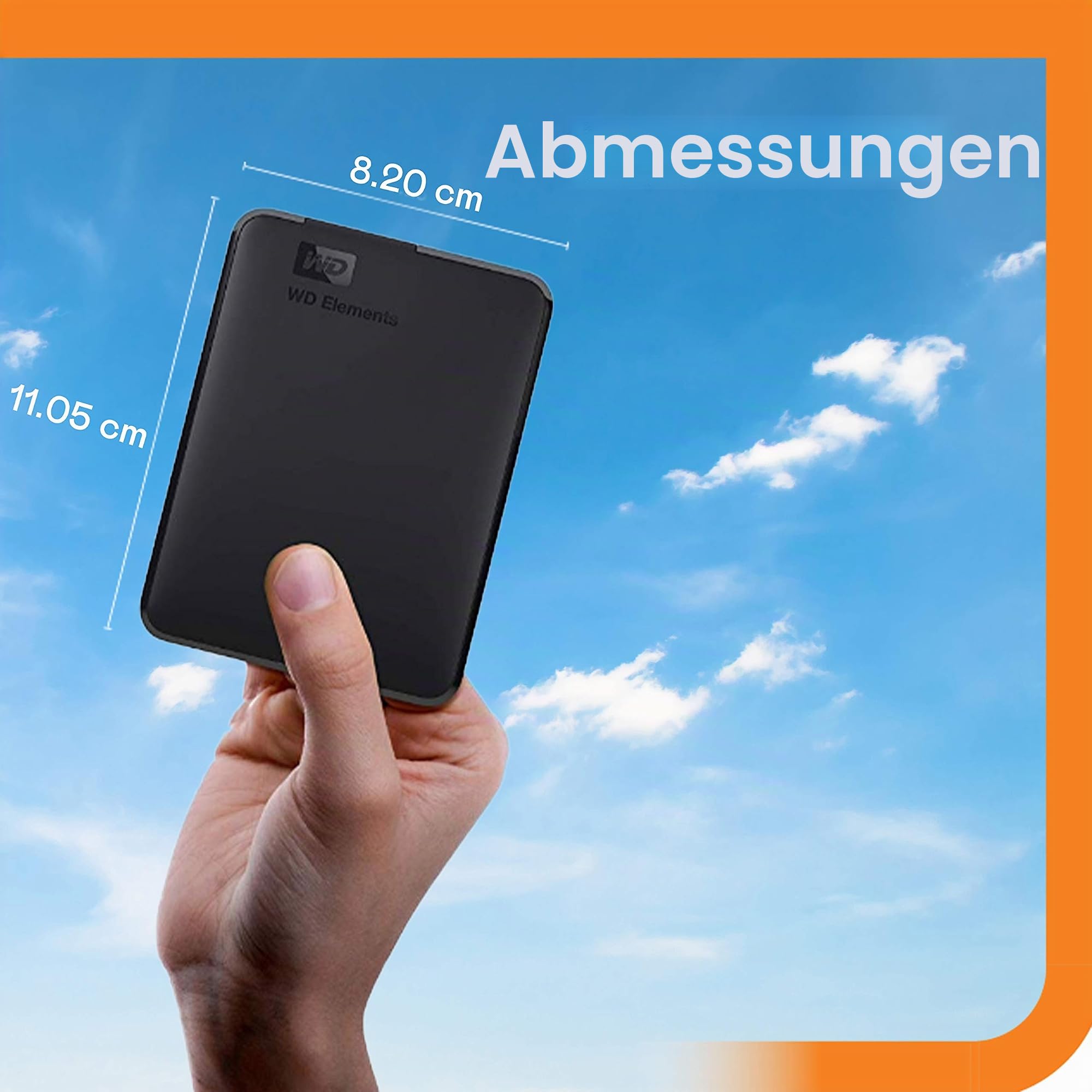 WD Elements Externe Festplatte (5 TB, USB 3.0)