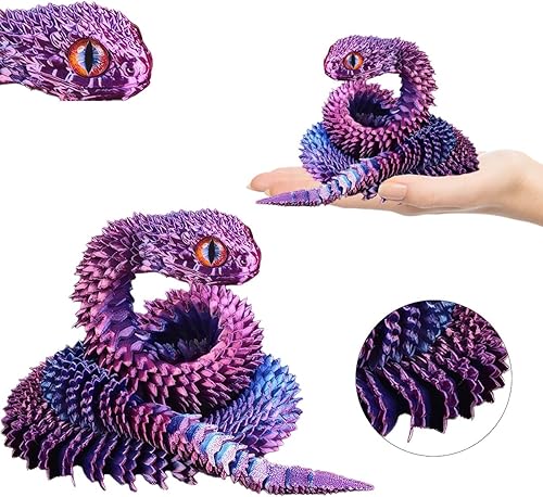 Miniatura 10 de Dragón en huevo impreso en 3D, dragón de cristal articulado completo, decoración de oficina en casa, juguetes de escritorio ejecutivo, juguetes para