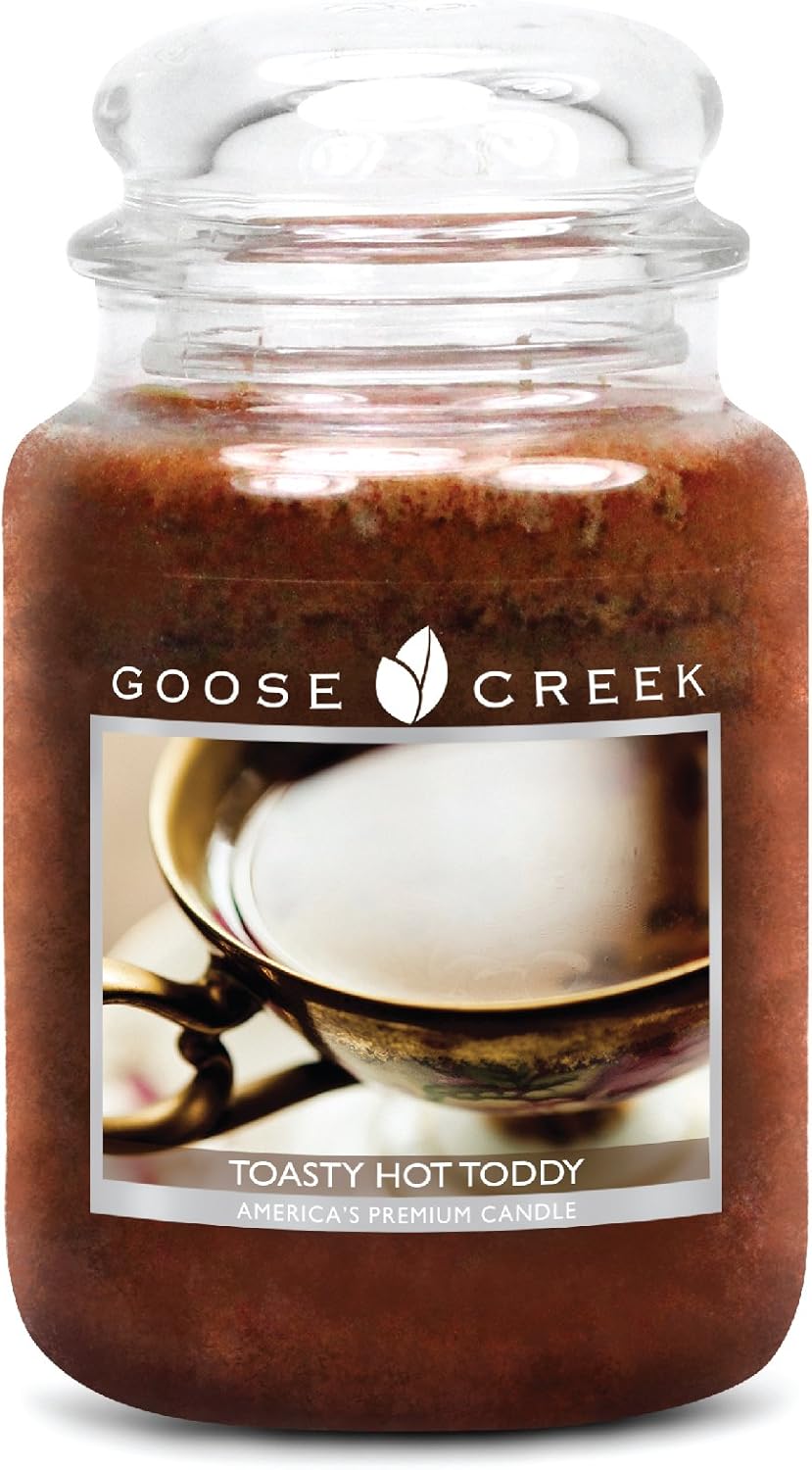 Goose Creek 24 oz. Candle Jar Toasty Hot Toddy, Wax, Brown Amazon.co