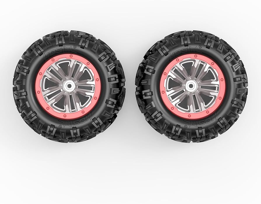 Amazon.com: Hosim 12mm Hex RC Wheels & Tires for 1/10 RC Car