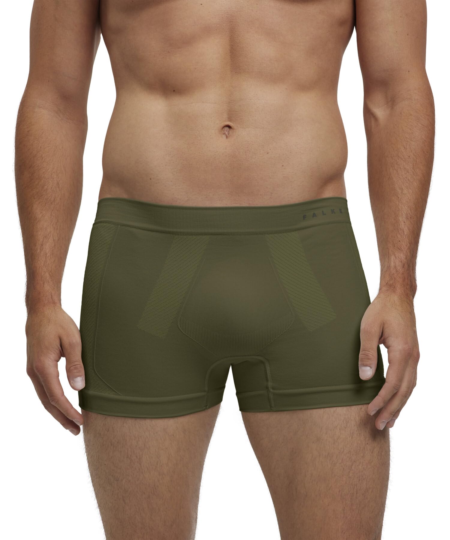 Falke Herren Baselayer-Unterwäsche Warm M Bx Funktionsmaterial schnelltrocknend 1 Stück, Grün Herb 7754, S
