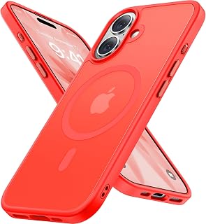 Miracase für iPhone 17 Hülle mit Magsafe TOP MIL, Rot