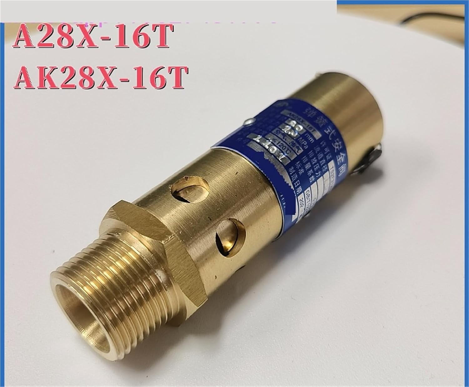 AK28X-16T Brass Spring Safety Valve DN6 10 15 20 25 32(AK28X-16T DN8)