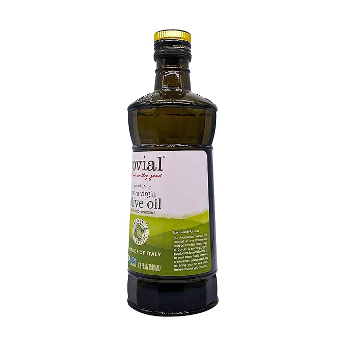 Aceite de Oliva Extra Virgen Orgánico Jovial 16.9 fl oz miniatura 3