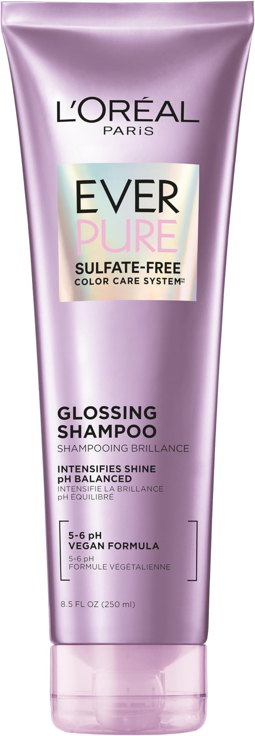 L'Oreal Paris Sulfate Free Moisture Shampoo (EverPure Color Care Glossing, 250ml)