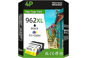 HP 962XL Black/Color Combo Pack Replacement for HP 962 XL Cartridges