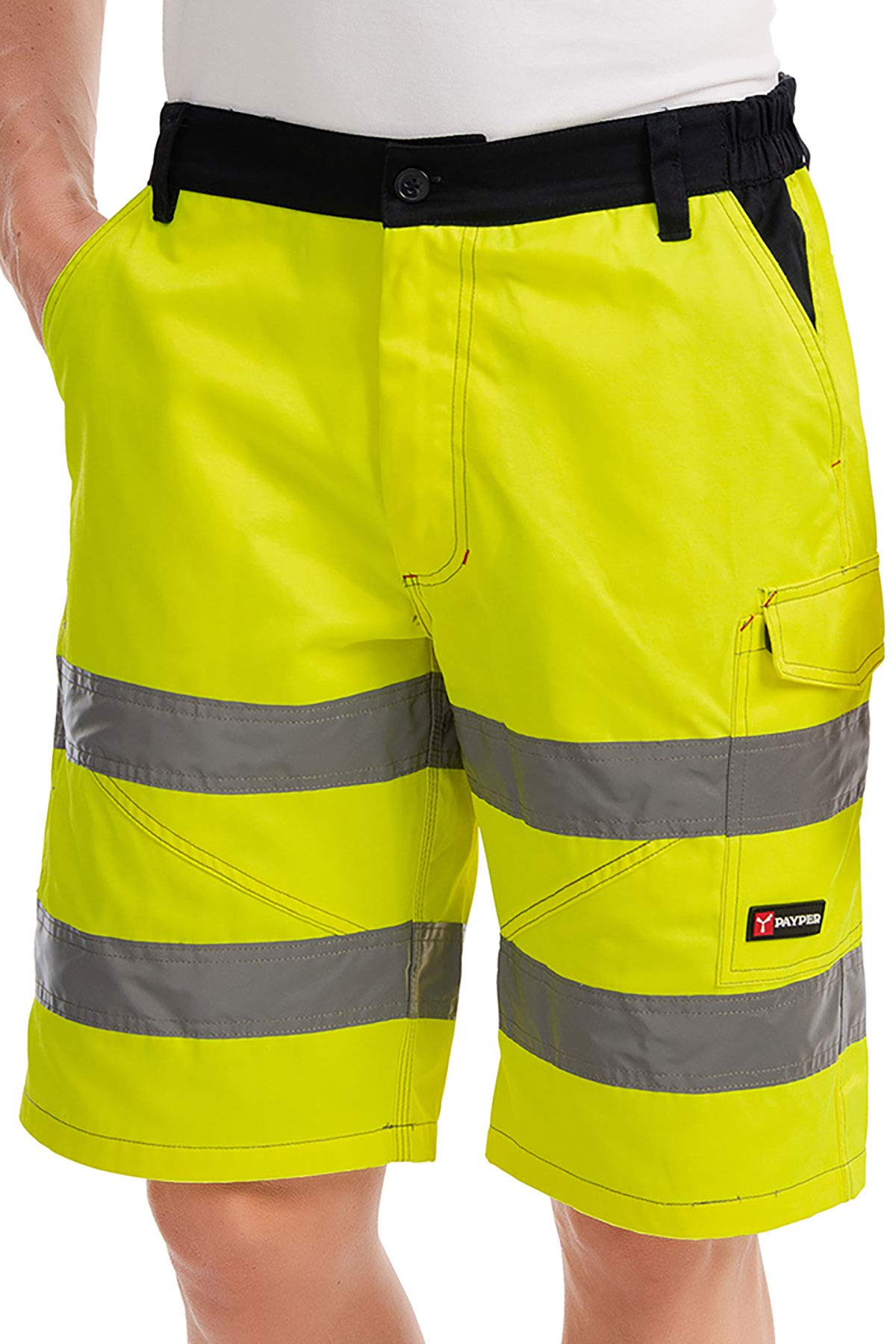 Bermuda Alta Visibilidad, Pantalones Cortos de Trabajo para Hombre