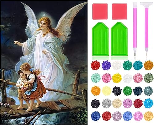 JesMolla Kits de pintura de diamantes 5D para adultos, arte de diamantes de gran tamaño con diamantes de imitación pegados, pintura de bricolaje con