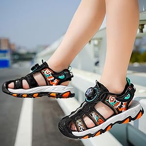 Coole Kindersandalen Mit Beleuchtung - Anti-Rutsch Sohle & Klettverschluss | Für Mädchen & Jungen