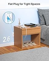 Vista 3 de TROND Cable de extensión corto – Regleta de alimentación de enchufe plano con 3 salidas de CA y 2 puertos USB C y 1 USB A, regleta de alimentación