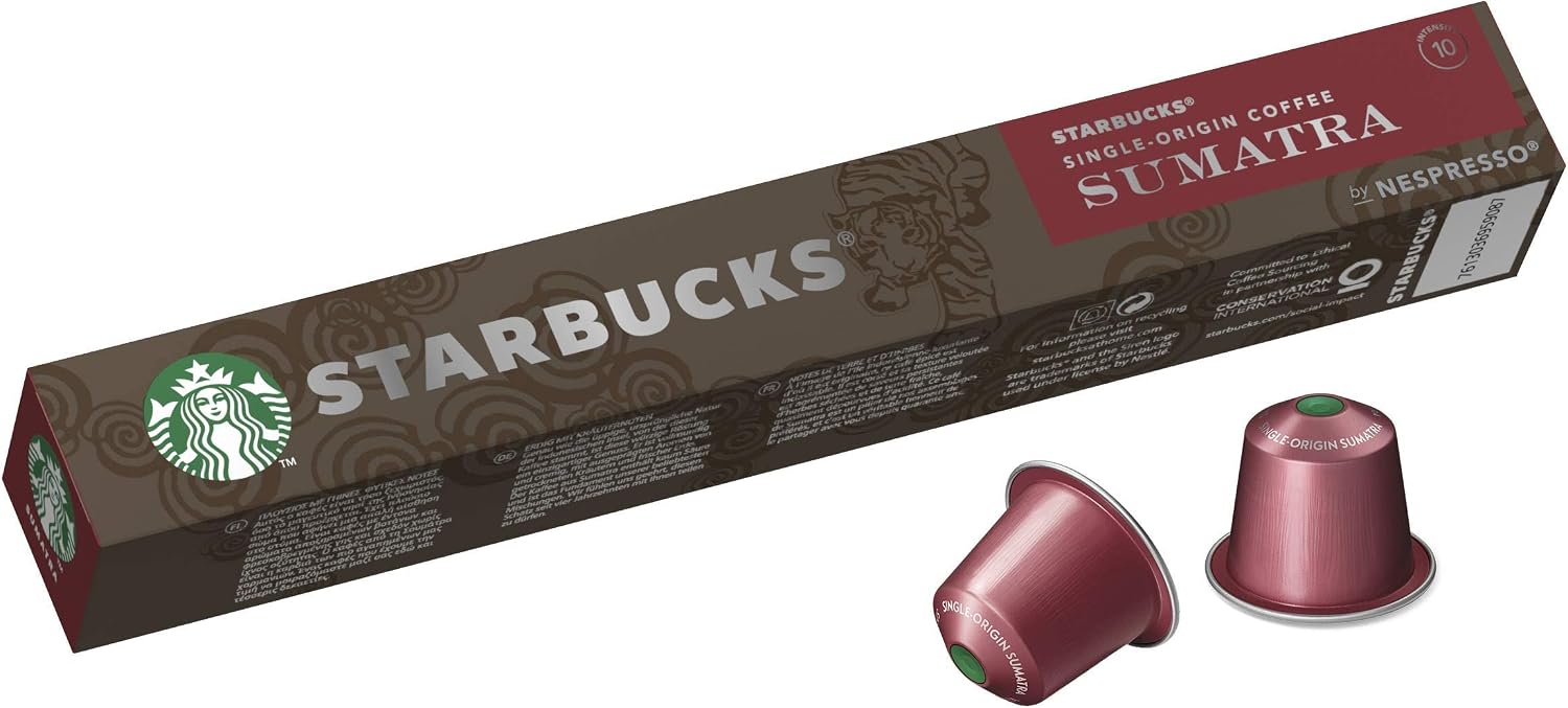 STARBUCKS Variety Pack de Nespresso Cápsulas de Café 8 x Tubo de 10  Unidades : Amazon.es: Alimentación y bebidas