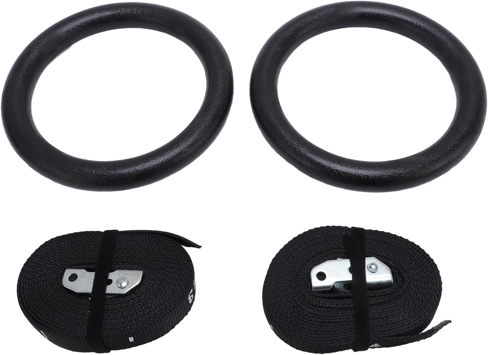 Gymnastic Rings, ABS Material with Scalable Straps for Strength Training and Body Workout