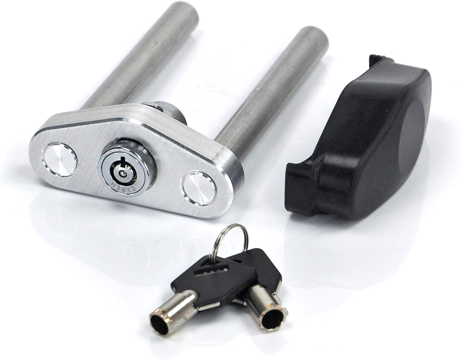 Weigh Safe WS03 - Dual Pin Slider Lock - WILL ONLY FUNCTION WITH WEIGH SAFE'S: WEIGH SAFE BALL MOUNT & 180 HITCH LINE OF PRODUCTS, Silver