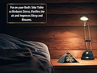 Vista 8 de Pirámide de orgón grande de piedras de shungita Cristal de pirámide de shungita Pirámide de orgonita cubo de metatrón Pirámides de órgano