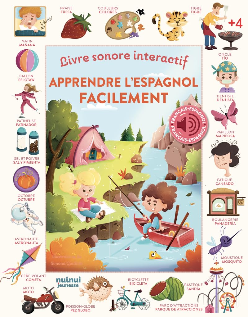 SUNGOOYUE Livre Sonore Bilingue Anglais-Portugais – Interactif, Réutilisable, 11 Thèmes – Dès 3 Ans