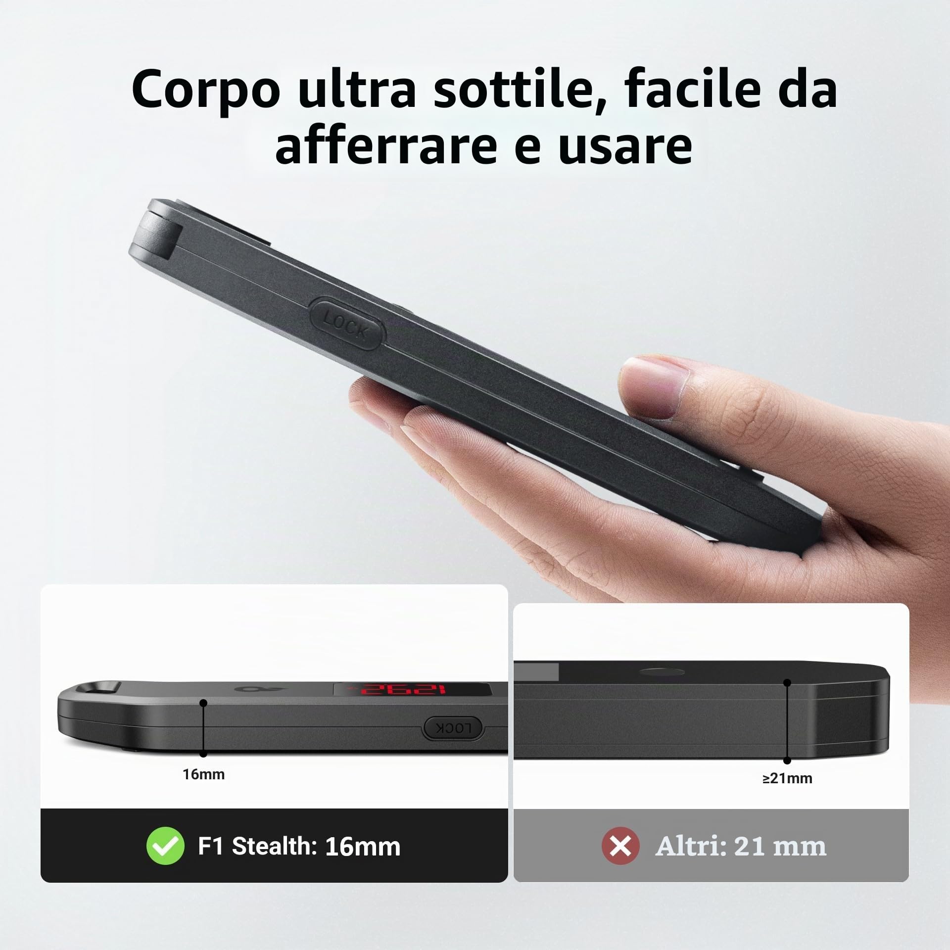 ThermoMaven Termometro Cucina Cottura - Lettura Istantanea 1s, ±0,3℃ Preciso Certificato NIST, Impermeabile IP65, Termometro con Magnete per Frigo, Schermo Grande Ambidestro, Sonda per Temperatura per
