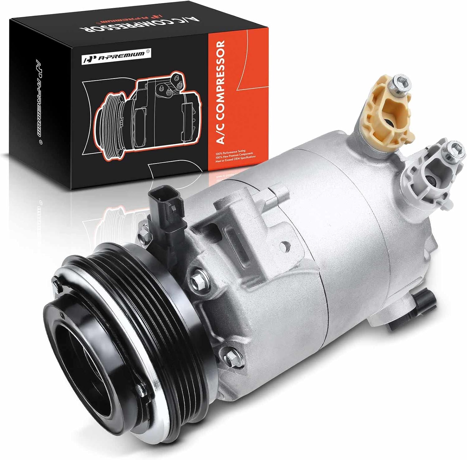 Amazon.com: A-Premium Air Conditioner AC Compressor with Clutch ...