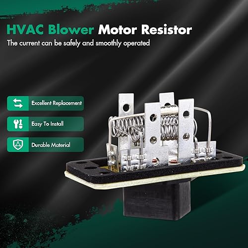 Miniatura 307 de SCITOO Resistencia de motor de ventilador HVAC para 2008-2013 para Chrysler 300/2008-2016 para Town & Country/2008-2010 para Dodge Charger/2008-2018