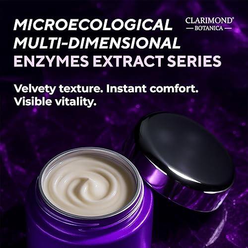 Miniatura 6 de CLARIMOND BOTANICA Crema Hidratante Retinal Crema de Noche para Mujeres con Péptidos Fermentados, Enzimas Solubles y Pro-Xilano - Hidratante,