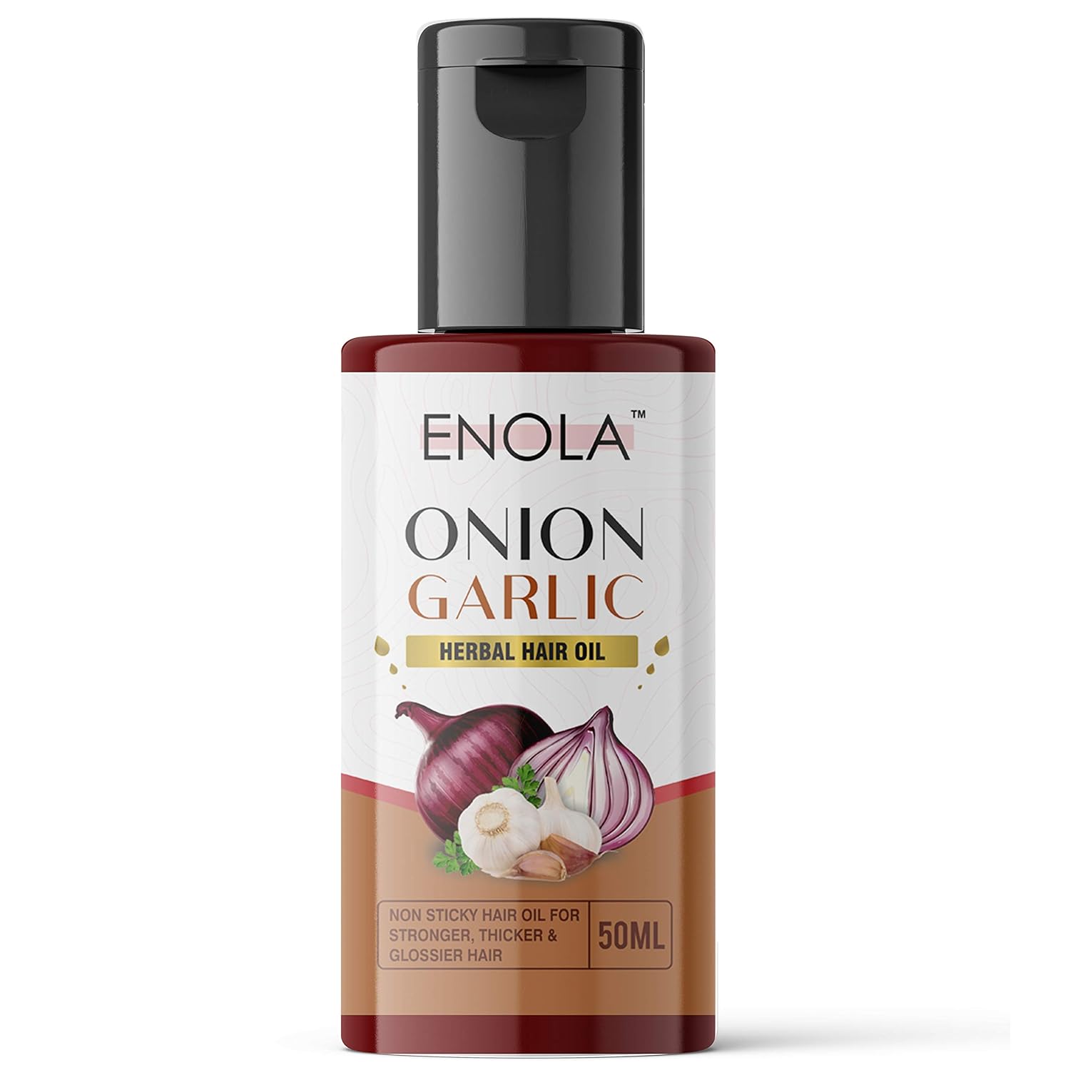 Buy ENOLA Onion Garlic Hair Oil 50ml Online at Low Prices in India