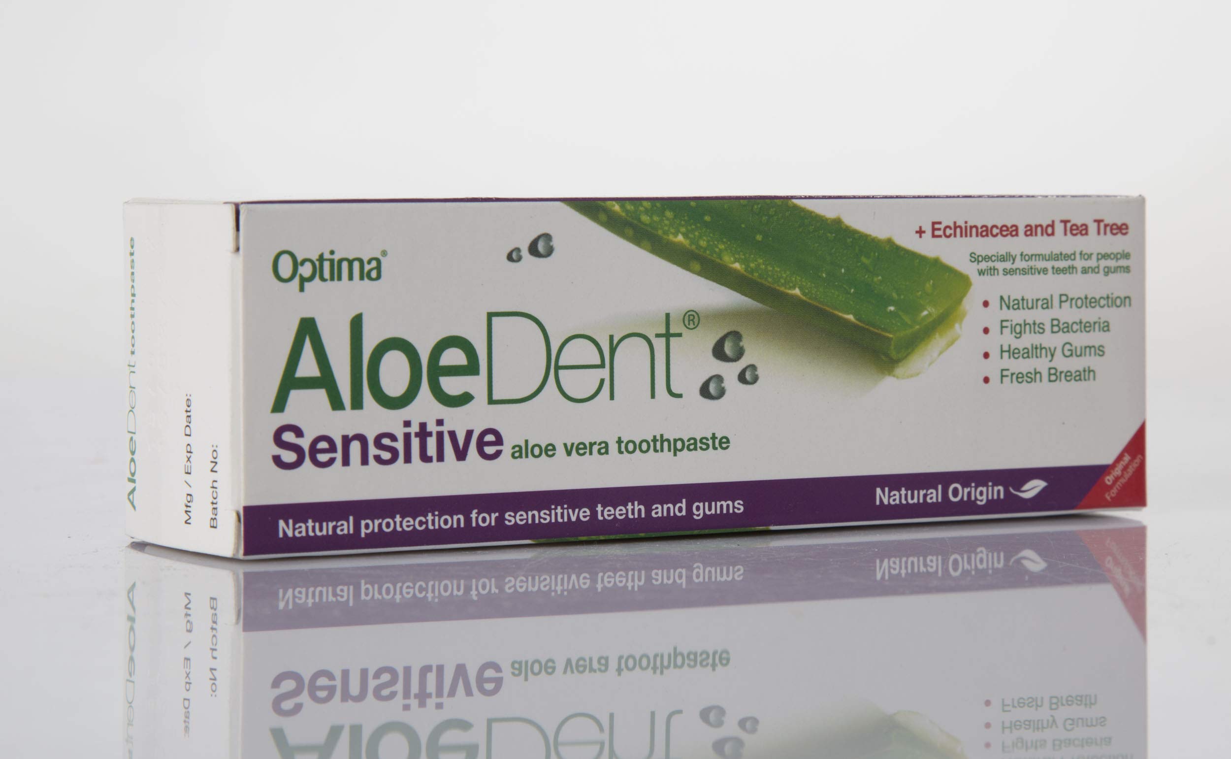 Aloe Dent Toothpaste for Sensitive Teeth, 50 ml