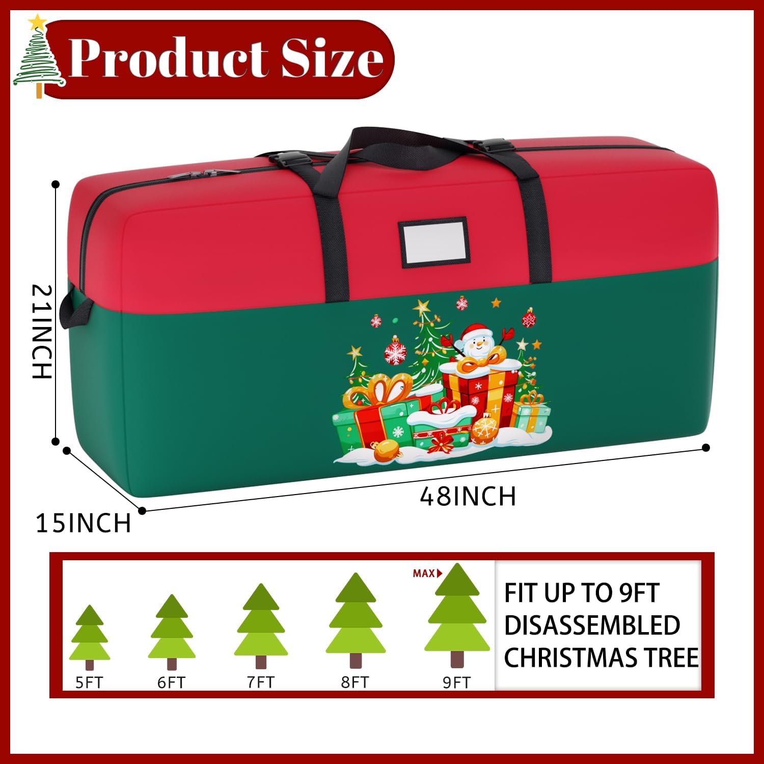 Blue Christmas Tree Skirt 36 Inch Christmas Tree Storage Bag 9 FT Bundle Sequin Tree Skirt for Christmas Decor Christmas Tree Bags for Artificial Trees Glitter Tree Skirt Xmas Storage Bag