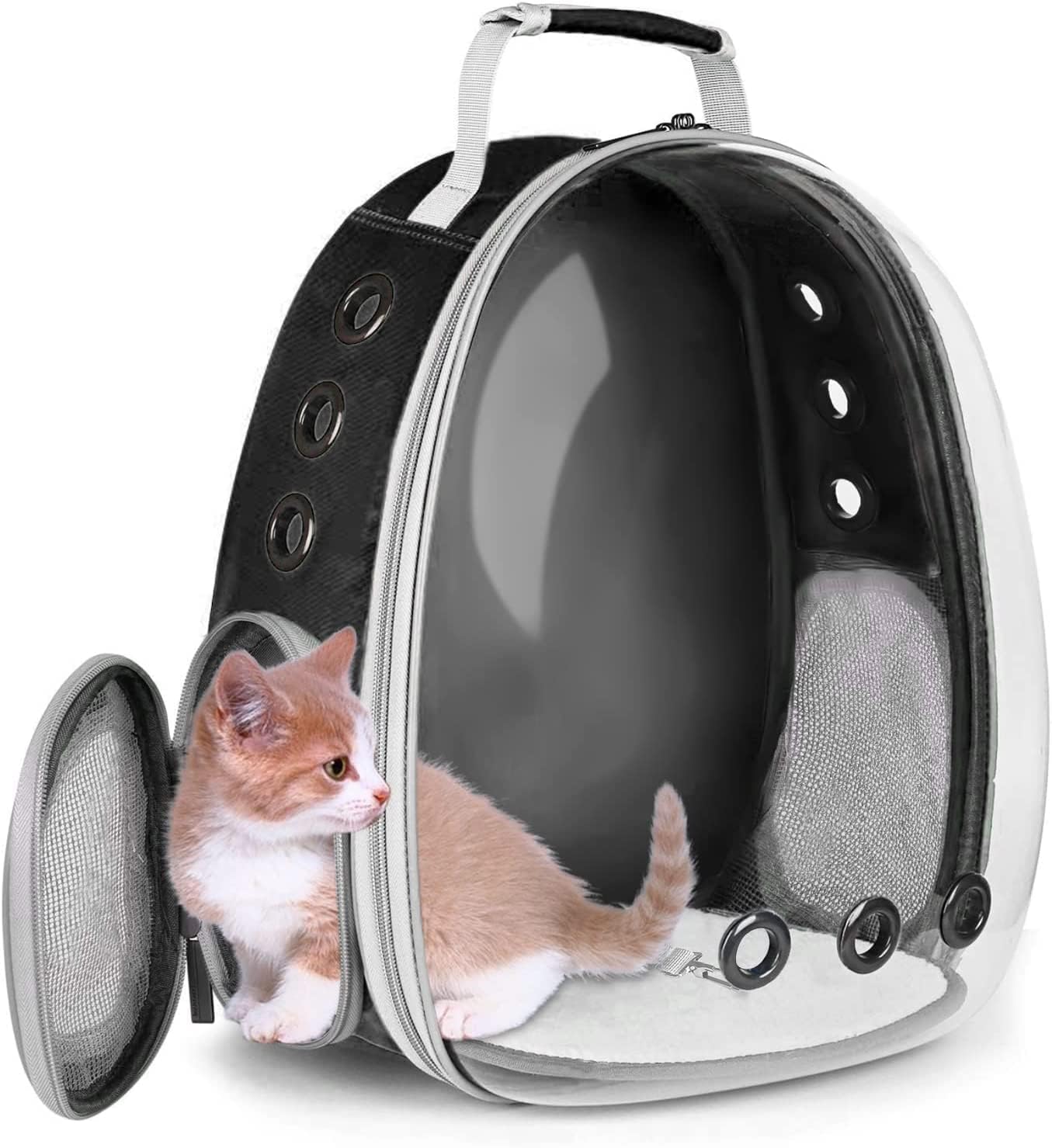 Rizopets Space Capsule Bubble Transparent Carrying Backpack Bag for Cats & Small Dogs (Pink) (B0D9CQQX6N) Amazon Price History, Amazon Price Tracker