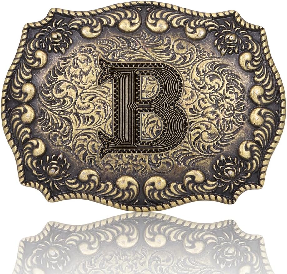 Btilasif Belt Buckles Men Western Cowboy Initial Letters ABCDJMR Mens Texas Rodeo Belt Buckle for Boys Girls Btilasif Belt Buckles Men Western Cowboy Initial Letters ABCDJMR Mens Texas Rodeo Belt Buckle for Boys Girls