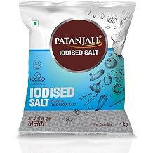Patanjali Jodiertes Namak/Salz rein und nat rlich f r den t glichen Gebrauch 1 kg