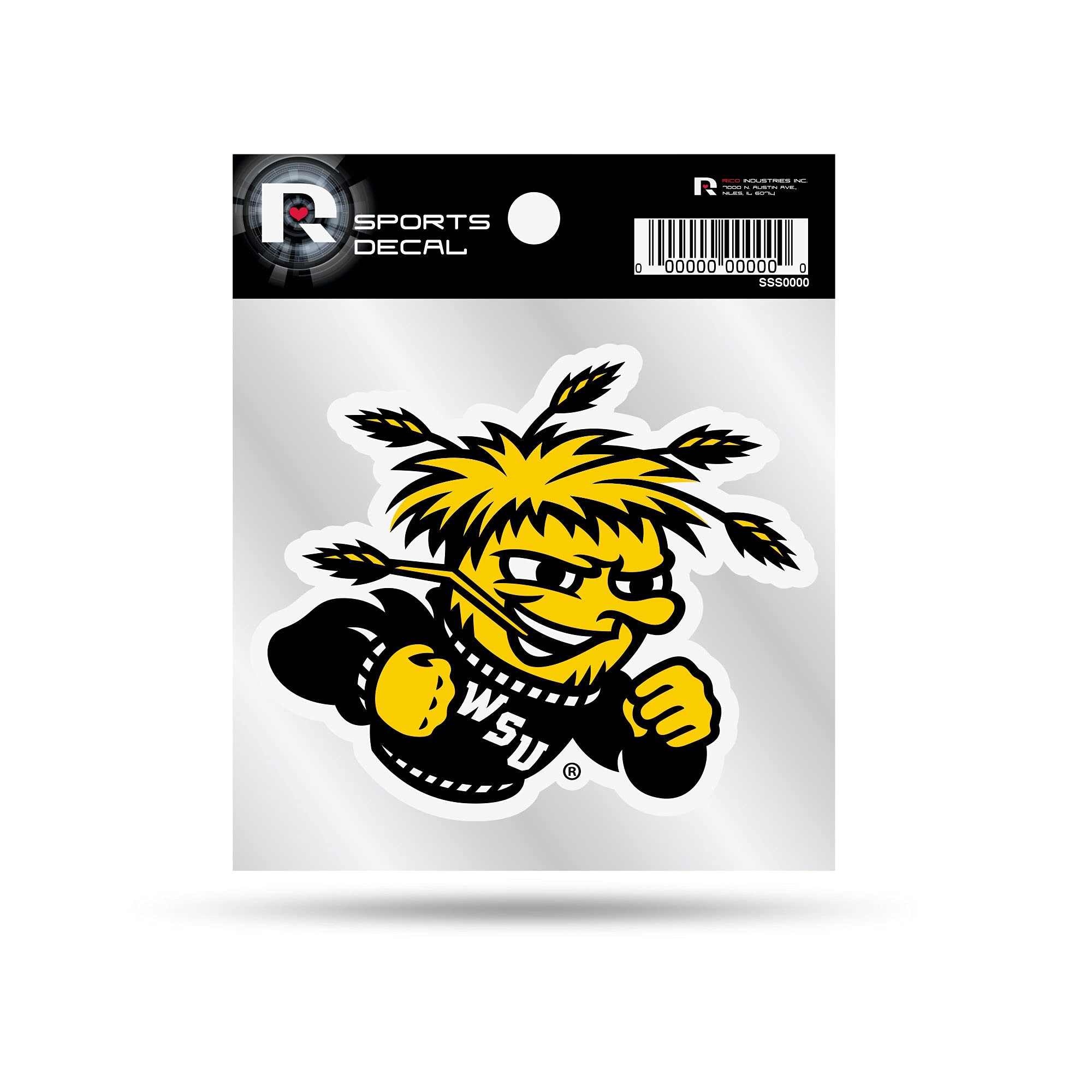 Autocollant BYU Cougars Rico Industries 10x10 cm pour les fans de NCAA