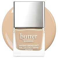 Vista 18 de butter LONDON Patent Shine 10X Nail Lacquer Polish - Gel-Like Finish & Chip-Resistant Nail Lacquer Helps Protects & Strengthens Nails - Vegan &