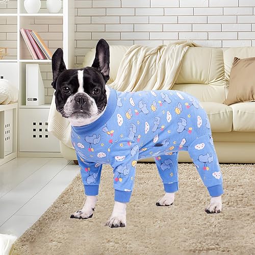 Miniatura 3 de Traje de recuperación de cirugía para perros, mameluco para cirugía hembra, perros machos, pijamas de manga larga, mameluco para perros pequeños,