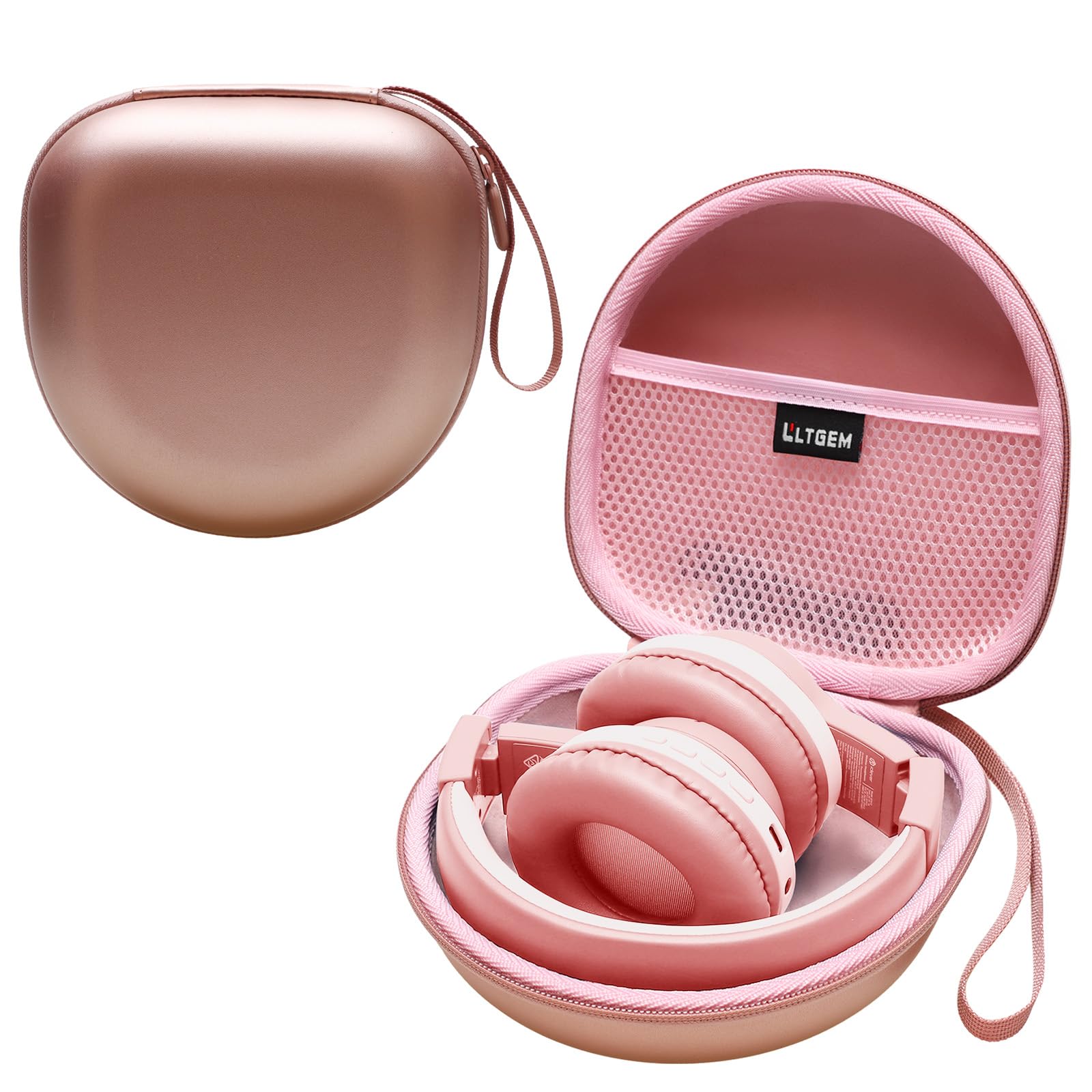 Kids Headphones Case Compatible with iClever BTH12 / HS19 / BTH26 / JoySpark-T5 / Candy Bila BH03 / EarFun/IMYB/MIDOLA MD-B01 / noot Products Foldable