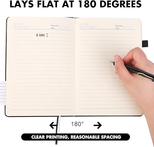 Miniatura 6 de Aodaer Juego de 30 cuadernos rayados con bolígrafos, cuadernos A5 de 100 GSM, cuaderno de tapa dura con rayas universitarias, bloc de notas de piel