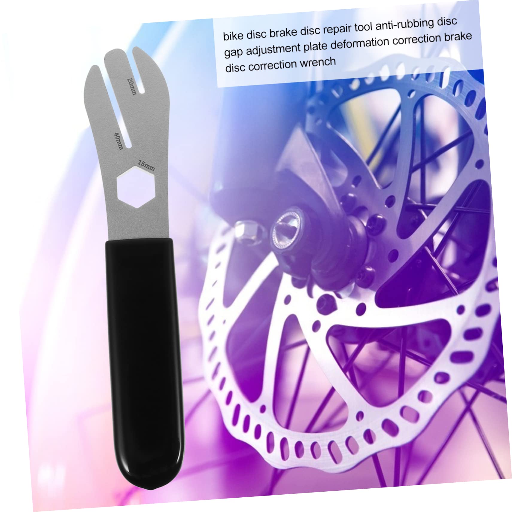 OHPHCALL Disc Brake Repair Kit Bike Wrench for Adjustment Rotor Truing Tool Bike Brake Spanner