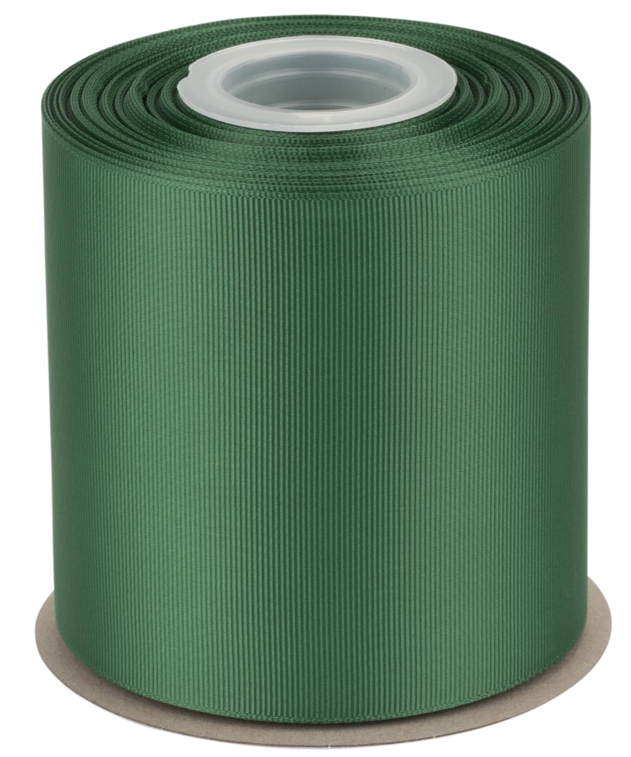 Tekdeere 100mm Solid Forest Green Grosgrain Ribbon 22 Meters, Perfect for Gift Wrapping, Crafts, Bows Making, Sewing, Wreaths, Hair Accessories and Wedding Decoration