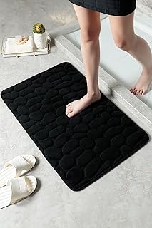 Hafızalı Köpük Kaymaz Banyo Paspası Su Geçirmez Yumuşak Zemin Matı 40X60 Cm Banyo Aksesuarı