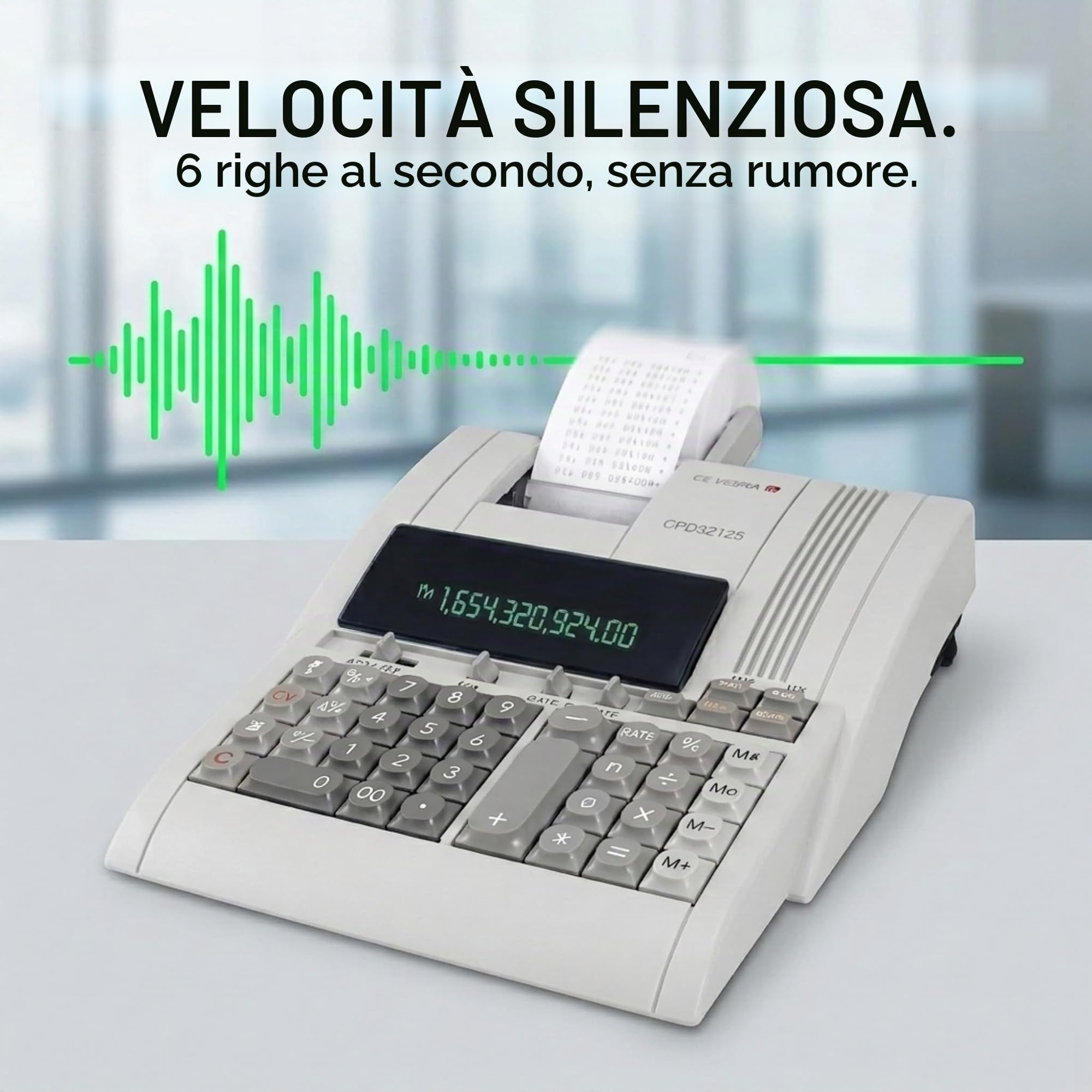 OLYMPIA Calcolatrice da tavolo CPD 3212T