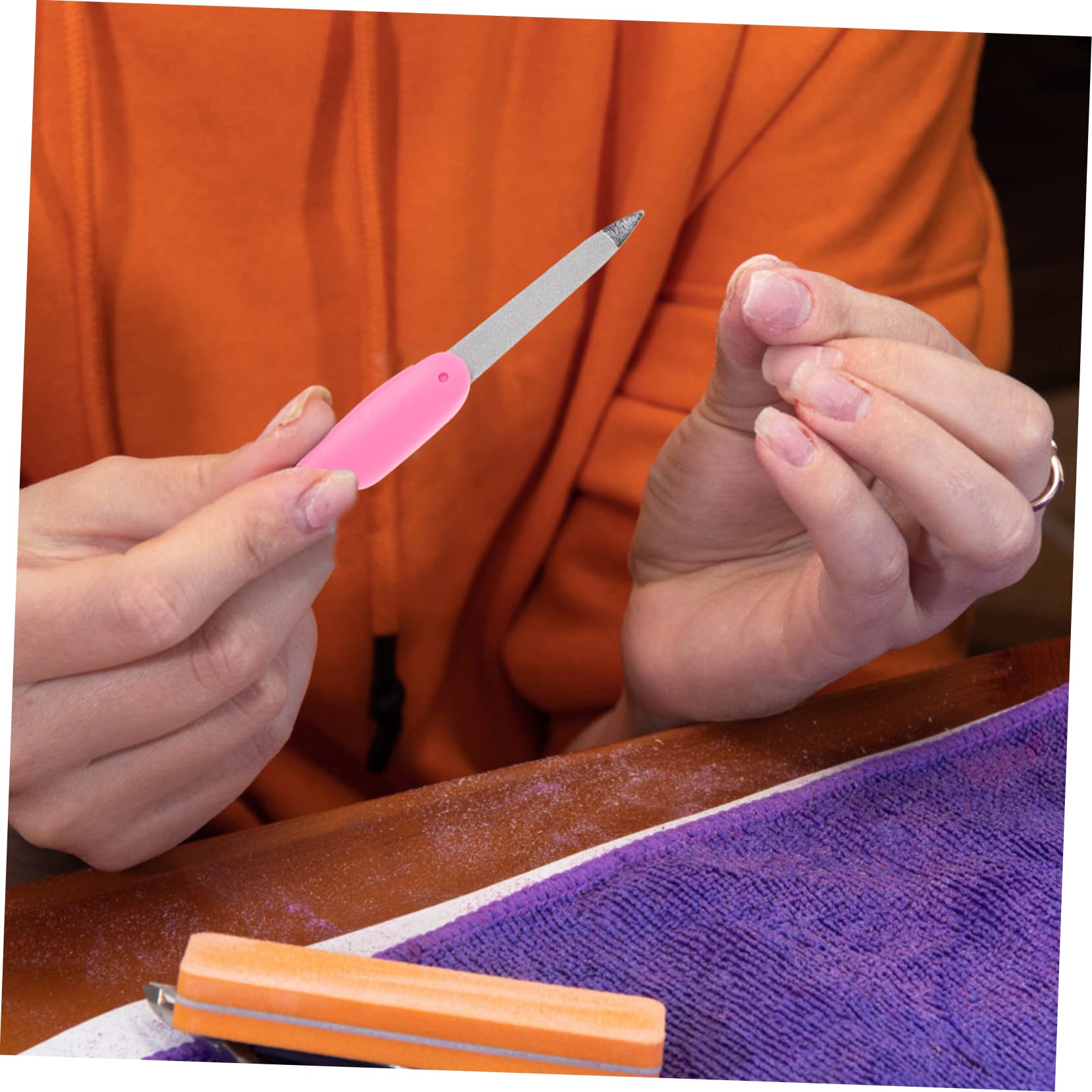Healeved 30piezas Limas De Uñas Plegables Herramienta De Manicura y Práctica Para Pulido De Uñas Casa y Salón Para Retocar y Suavizar Bordes