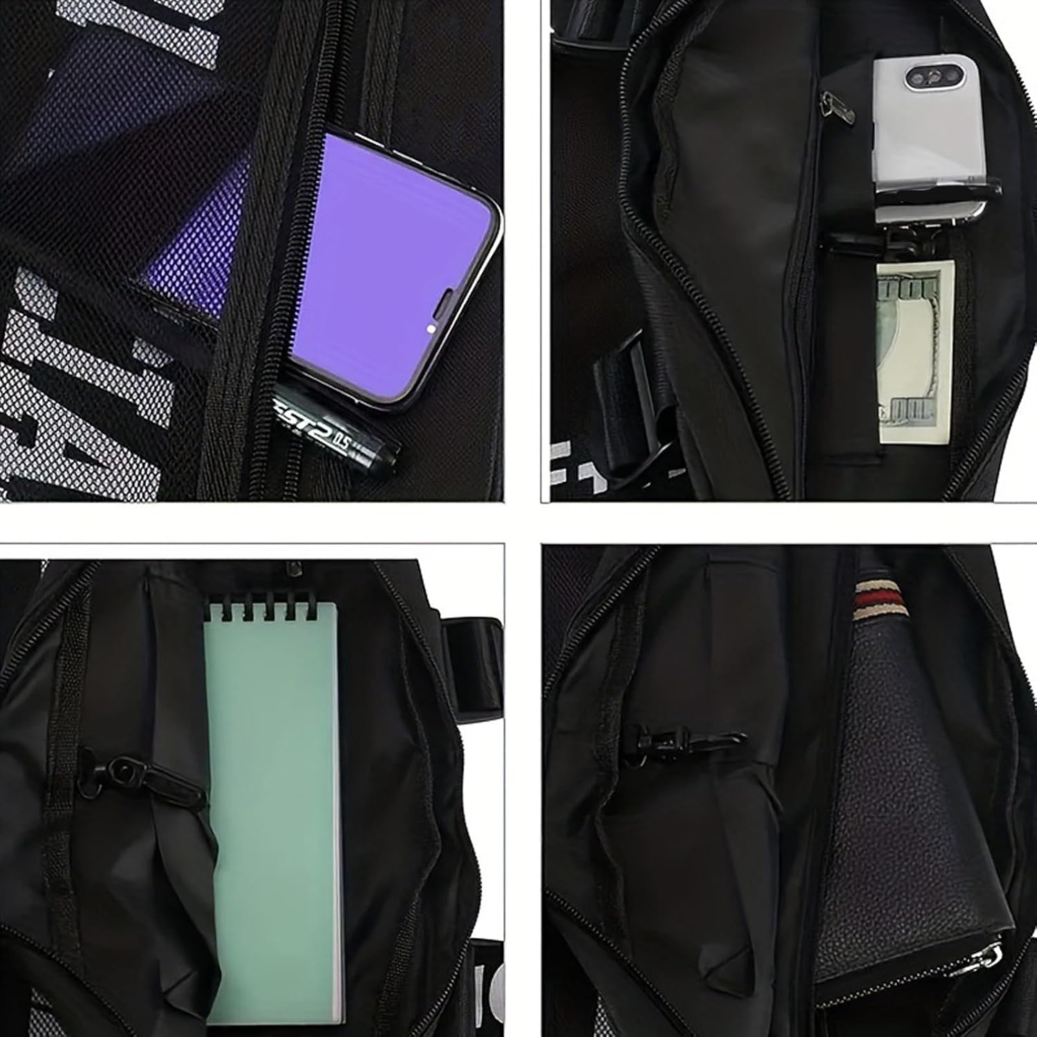 Maizoon Chest Pack for Men Featuring Versatile Running Vest Stylish and Functional Backpack Ideal for Hiking Outdoor Adventures Running & Hip-Hop Outfits Black