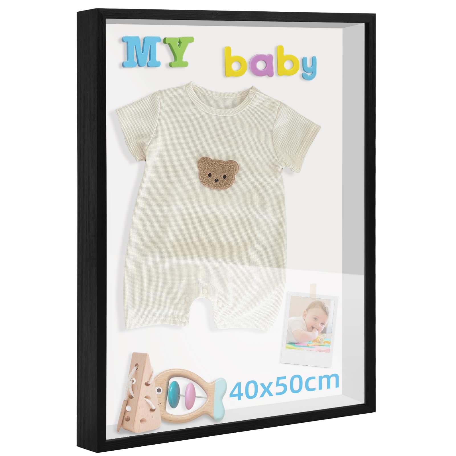 Shadow Box Frame, 16x20 3D Picture Frames Wooden Display Personalised Deep Photo Frames for Crafts, Anniversary, Wedding, Graduation — image 1